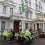 تصاویر استقرار پلیس انگلیس در مقابل سفارت ایران در لندن