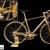 دوچرخه‎ایی از جنس طلا/ عکس
