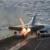 سقوط جت جنگنده امریکا در خلیج فارس