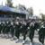 رجزخوانی بسیجیان در رژه نیروهای مسلح در کرمانشاه