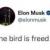 پایان معامله توییتر/ ایلان ماسک: پرنده آزاد شد