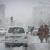 بارش اولین برف زمستانی در تبریز و ترافیک سنگین خیابان‌ها