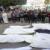 حفر گورهای جمعی برای دفن قربانیان حمله رژیم صهیونیستی به غزه