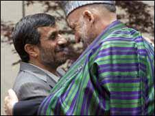 احمدی نژاد به کرزی تبریک گفت