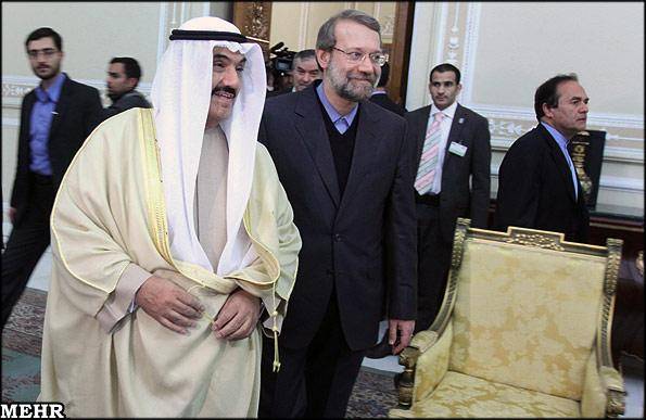 گزارش تصویری/ دیدار رئیس مجلس کشورمان با نخست وزیر کویت