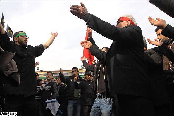 گزارش تصویری/ مراسم عزاداری اربعین حسینی در حرم عبدالعظیم (ع)