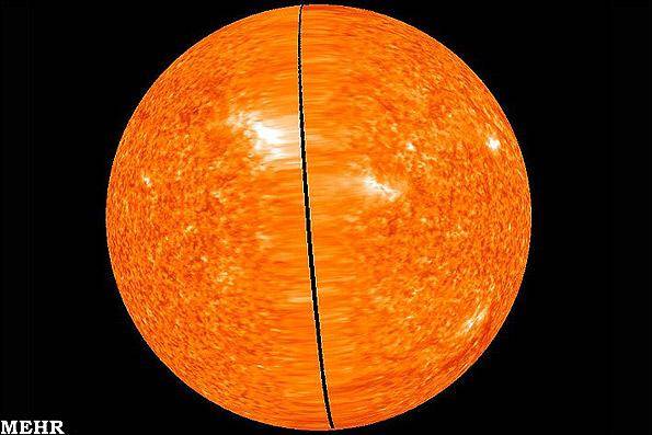اولین تصاویر 360 درجه از خورشید
