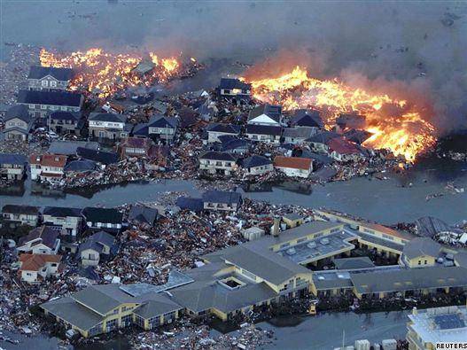 ۳۲ کشته در پی وقوع زلزله ۸.۹ ريشتری در سواحل شرقی ژاپن
