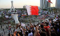 دولت بحرين نماد مبارزه انقلابيون را تخريب كرد