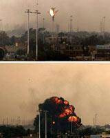 سقوط یک فروند هواپیمای جنگنده در بنغازی+ عکس