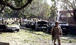 حمله انتحاري در وزارت دفاع افغانستان 8 كشته و زخمي برجا گذاشت