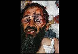 نخستین تصویر از جنازه بن لادن/ رهبر القاعده با شلیک تیر به سرش کشته شد