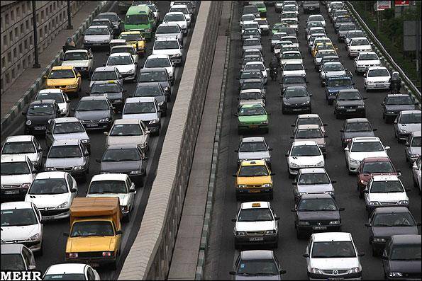 عکس خبری/ ترافیک سنگین در بزرگراه های تهران