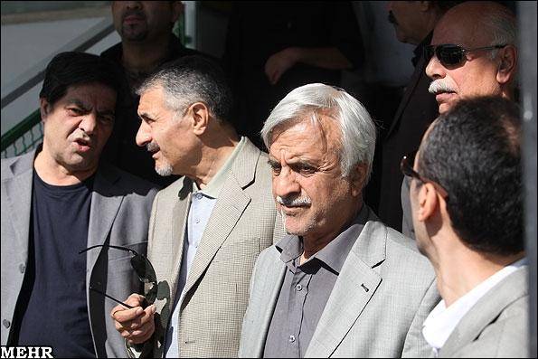 صفایی فراهانی در مراسم تشییع جنازه ناصر حجازی+عکس