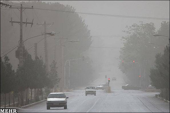 گزارش تصویری /  آلودگی هوا در کرمان