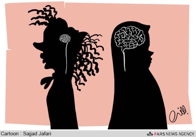بازتاب منفی کاریکاتور توهین آمیز خبرگزاری فارس علیه زنان بی حجاب