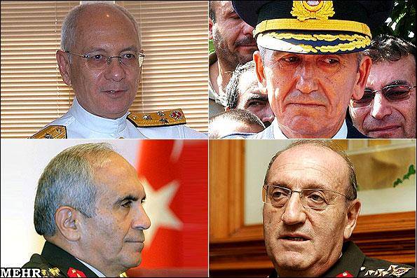 فرماندهان ارشد ارتش ترکیه منصوب شدند/ عبدالله گل به شایعات پایان داد