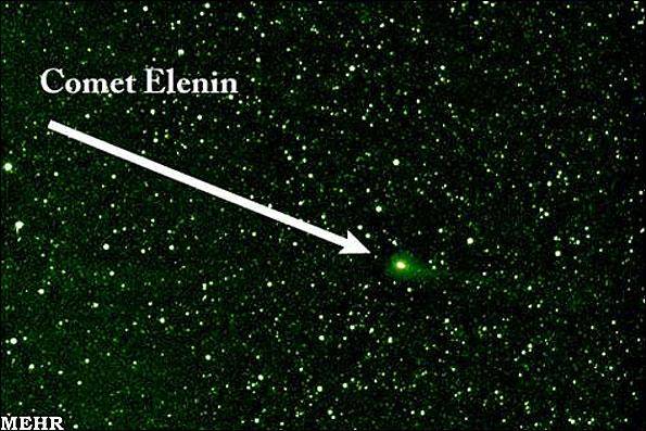 شکار ستاره دنباله دار "النین"/ رصد یک علامت تعجب کیهانی
