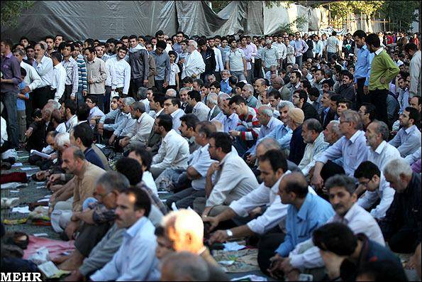 گزارش تصویری/ اقامه نماز عید فطر در تهران -1