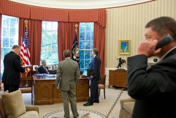 اتاق کار اوباما (عکس)