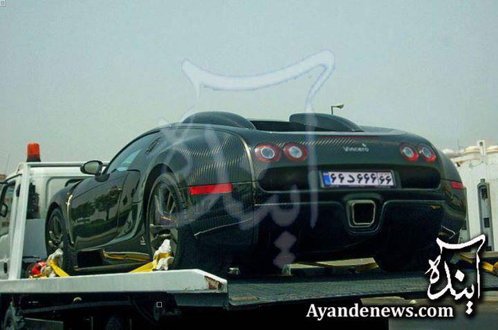 آقازاده ای سوار بر خودرویی چهار و نیم میلیاردی در خیابان های تهران + عكس