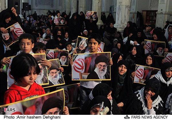 حضور پر شور مردم در گردهمایی بزرگ جبهه متحد اصولگرایان تهران/عکس