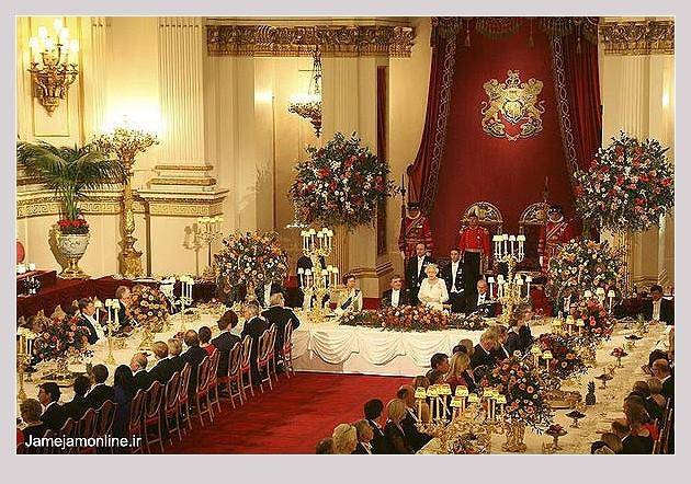 عکس: ضيافت شام ملکه به مناسبت سفر عبدالله گل به بريتانيا