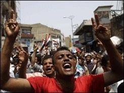 دو نفر براثر گلوله باران شهر تعز يمن کشته شدند
