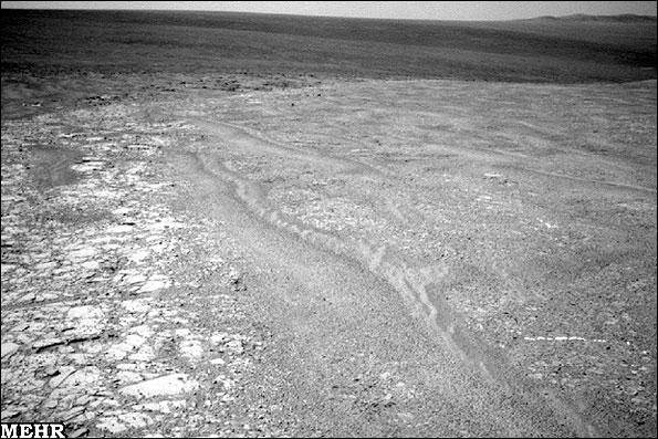کشف آثار گچ در مریخ +عکس