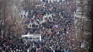 اعتراض سراسری به نتایج اعلام شده‌ انتخابات روسیه