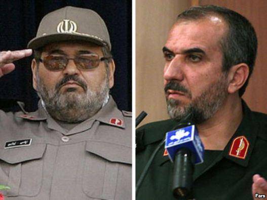 آمريکا دو فرمانده ارشد نظامی ايران را تحريم کرد