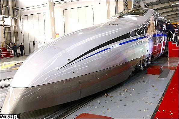 سریعترین قطار چینی‌ها رونمایی شد