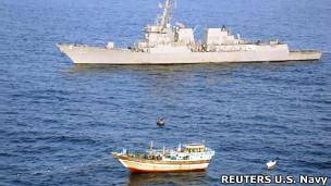 استقبال ایران از نجات ملوانان ایرانی توسط نیروی دریایی آمریکا