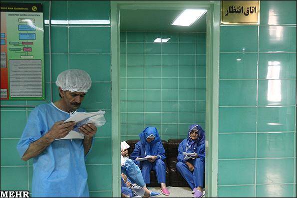 گزارش تصویری/400 عمل جراحی چشم در بیمارستان فارابی