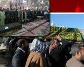 تشییع و خاکسپاری 6 شهید ایرانی انفجارهای عراق در کربلا 