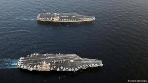 تقویت ناوگان آمریکا در خلیج فارس