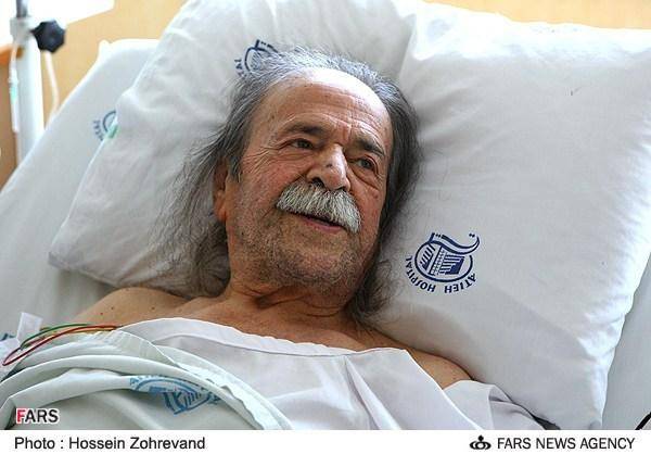 محمدعلی کشاورز در بیمارستان/عکس