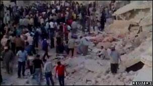 انفجار مهیب، 'هفتاد نفر را در شهر حماة سوریه کشت'