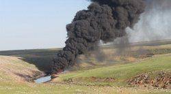 سه انفجار پی درپی در خط لوله نفت عراق در تركیه رخ داد