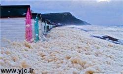 ساحلی عجیب در انگلیس/ تصویر