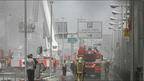 آلبوم عکس: آتش سوزی در بازار مبل در جنوب تهران