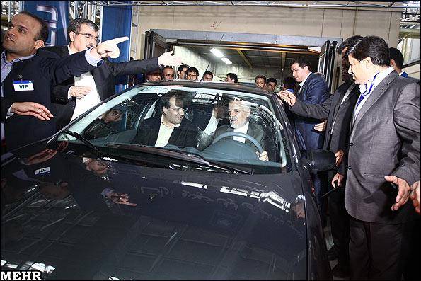 افتتاح خطوط تولید خودرو رانا/عکس