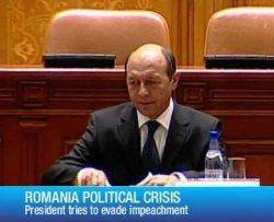 سرنوشت سیاسی رییس جمهوری رومانی موضوع یك همه پرسی است