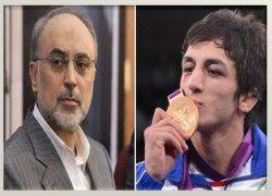 صالحی كسب نخستین مدال طلای ایران در المپیك 2012 را تبریك گفت