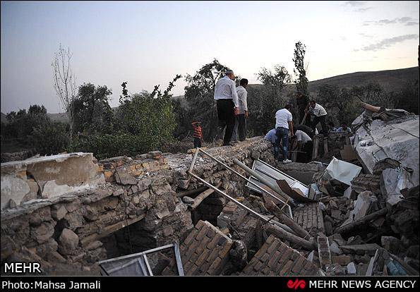 گزارش تصویری/ زلزله آذربایجان شرقی و روستاهای حومه -2