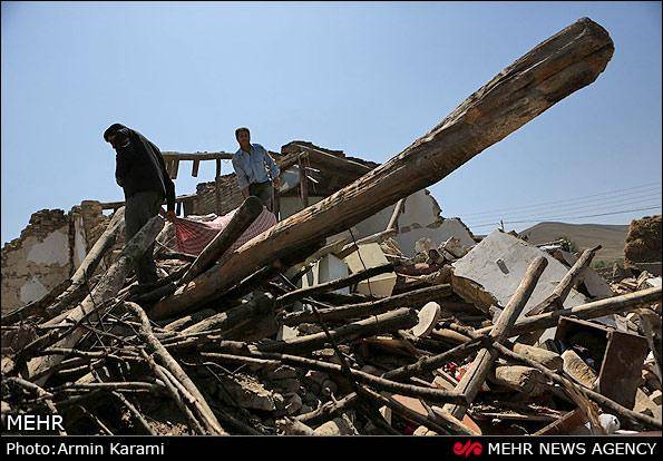 گزارش تصویری / مناطق زلزله زده در روستاهای ورزقان -4