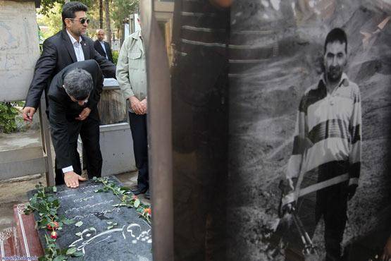 ادای احترام احمدی​نژاد به پدر موشکی ایران