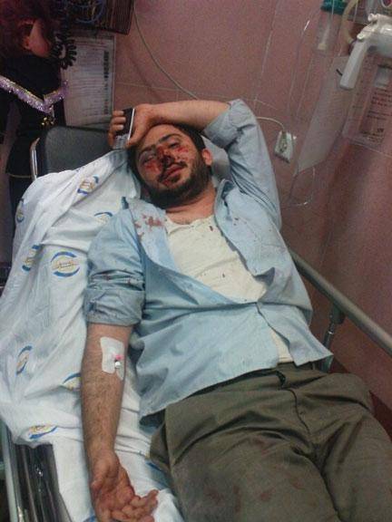 حمله به بسیجی آمر به معروف + عکس