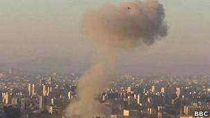 'ساختمان ستاد مشترک ارتش سوریه' هدف حمله قرار گرفت