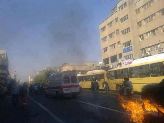 اعتصاب در بازار - تظاهرات و درگیری در خیابان های مرکزی تهران